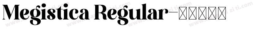 Megistica Regular字体转换